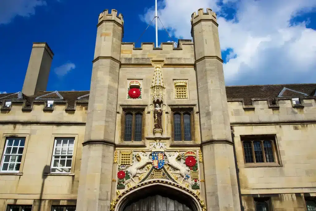 Picture of Christ's college at the Univeristy of Cambridge