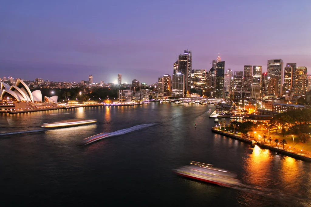 snapshot of Sydney, home to several top universities